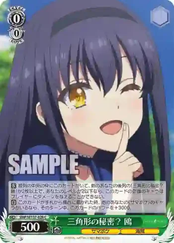 SMP/W137-028 C 三角形の秘密？ 鴎