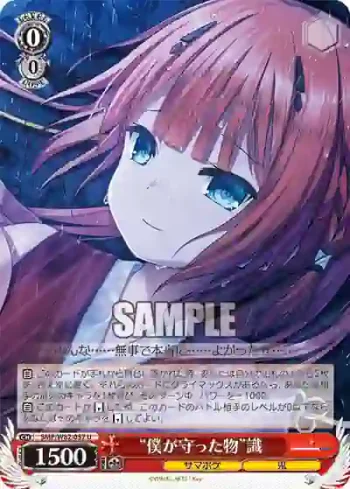 SMP/W82-057 U “僕が守った物”識