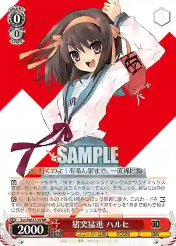 Ssy/W62-050 RR 猪突猛進 ハルヒ