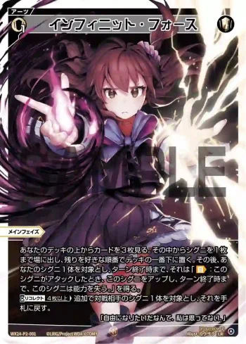 WX24-P2-001 LR インフィニット・フォース