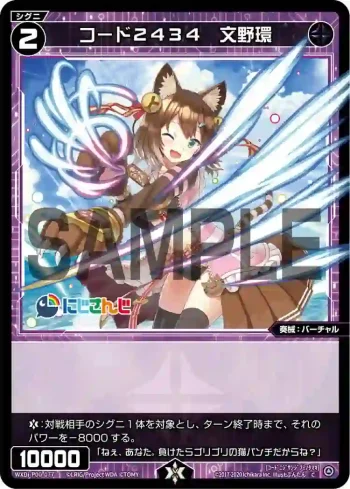 WXDi-P00-077 C コード2434 文野環