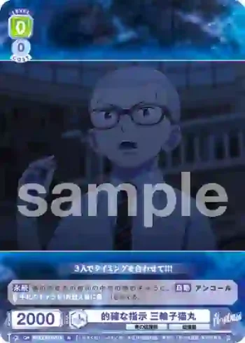 AOEX/01B-013 N 的確な指示 三輪子猫丸