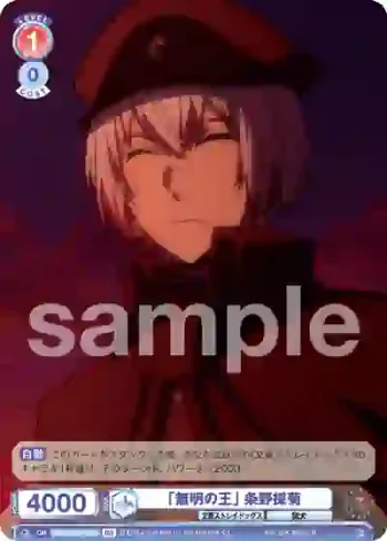 BNST/01B-058B BR 「無明の王」 条野採菊