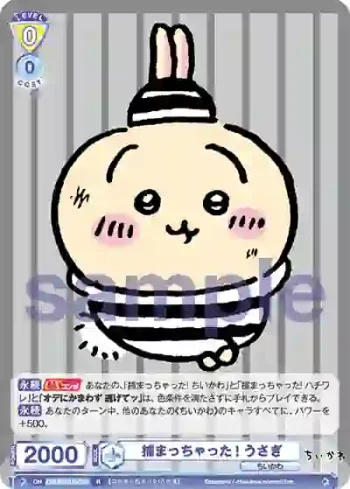 CIKW/01B-005 R 捕まっちゃった! うさぎ