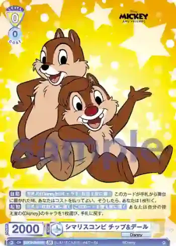 DSY/01B-013B BR シマリスコンビ チップ&デール