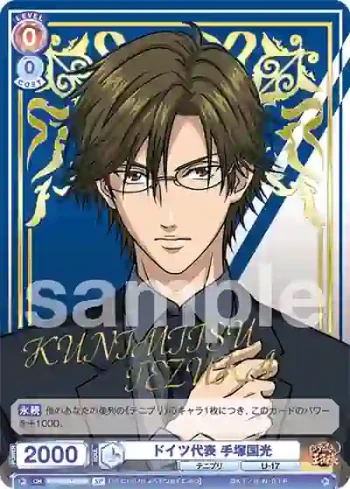 (簽名)TNPR/01B-025SP SP ドイツ代表 手塚国光