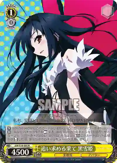 aw_s18_005 AW/S18-005 R 追い求める果て 黒雪姫