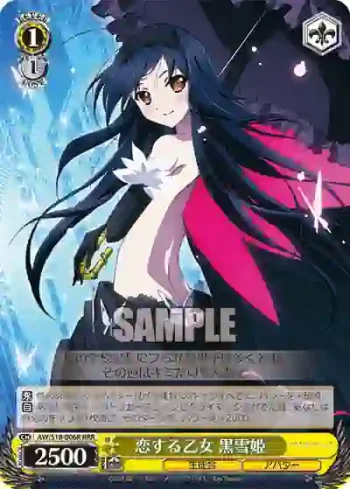 AW/S18-006R RRR 恋する乙女 黒雪姫