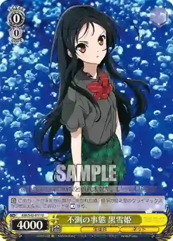 AW/S43-011 U 不測の事態 黒雪姫