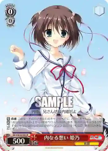 DC3/W18-043 R 内なる想い 姫乃