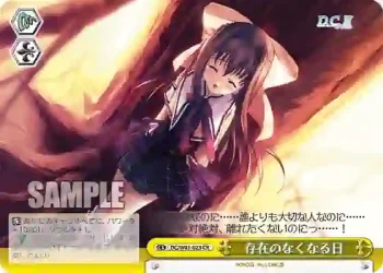 DC/W01-023 CR 存在のなくなる日