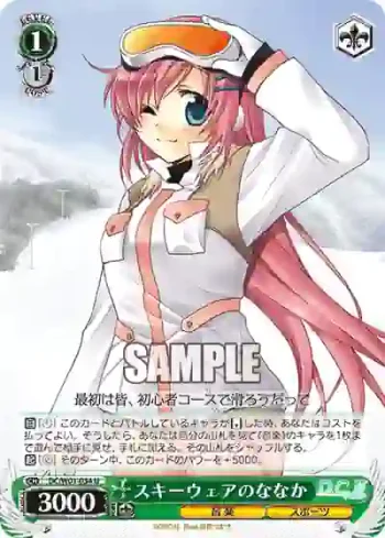 DC/W01-034 U スキーウェアのななか