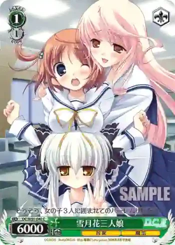 DC/W01-040 C 雪月花三人娘