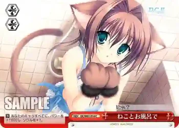 DC/W01-E14 C ねことお風呂で