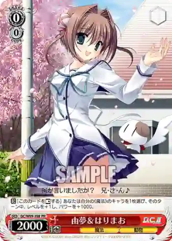 DC/W09-108 PR 由夢＆はりまお