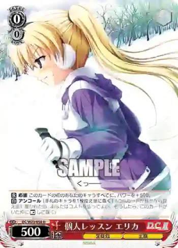 DC/W23-058 U 個人レッスン エリカ