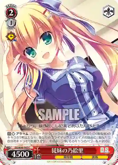 ds_w46_042 DS/W46-042 C 従妹の乃絵里