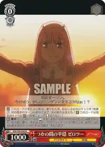FXX/S57-055 R つかの間の平穏 ゼロツー