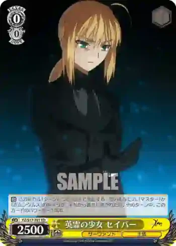 FZ/S17-T01 TD 英霊の少女 セイバー