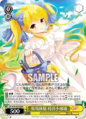 GF/W38-001R RRR 牧場体験 時谷小瑠璃