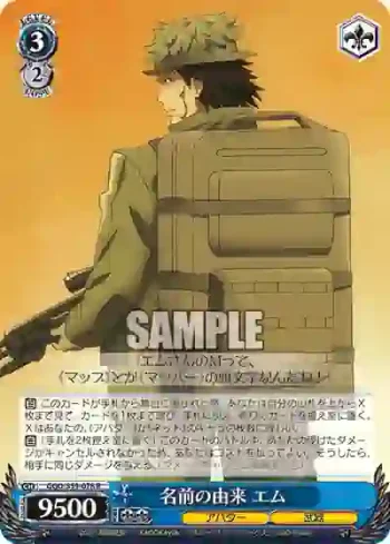 GGO/S59-078 R 名前の由来 エム