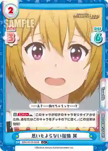 IMM/001B-009S C+ 思いもよらない指摘 翼