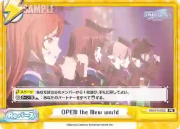 IMS/PR-0006 PR OPEN the New world