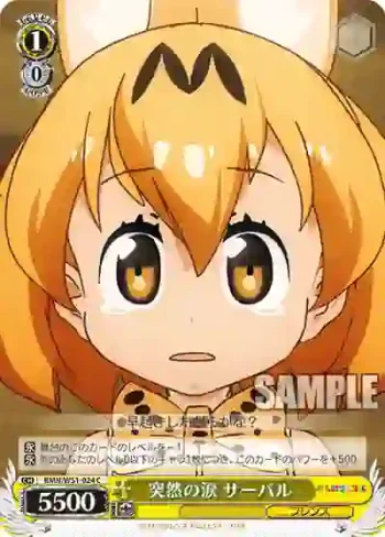 KMN/W51-024 C 突然の涙 サーバル
