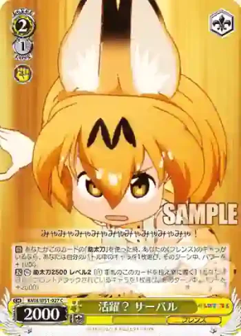 KMN/W51-027 C 活躍？ サーバル