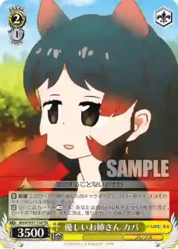 KMN/W51-T08 TD 優しいお姉さん カバ