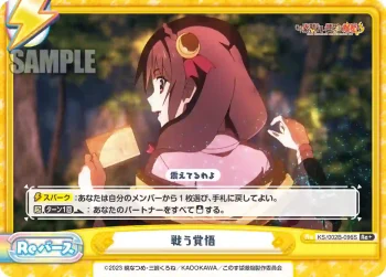 KS/002B-096S Re+ 戦う覚悟