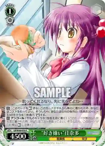 LB/W06-029 R “好き嫌い”佳奈多