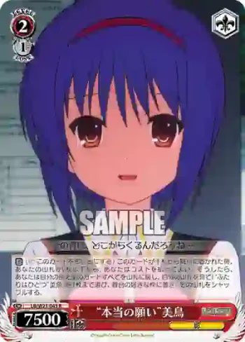 LB/W21-045 R “本当の願い”美鳥
