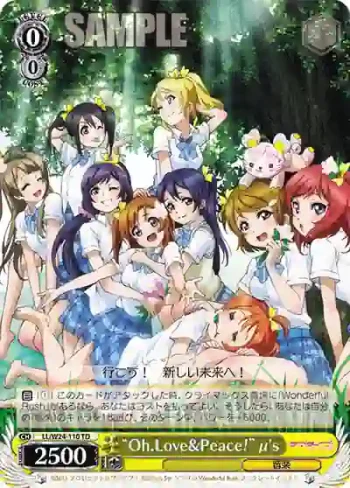 LL/W24-110 TD “Oh,Love&Peace!”μ's