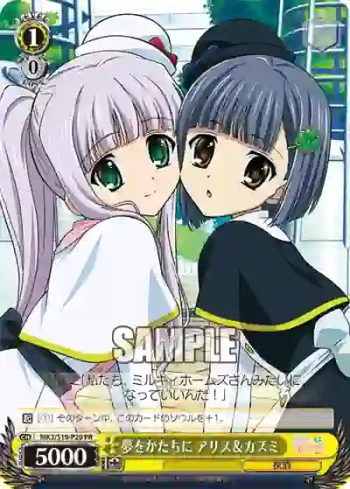 MK2/S19-P20 PR 夢をかたちに アリス&カズミ