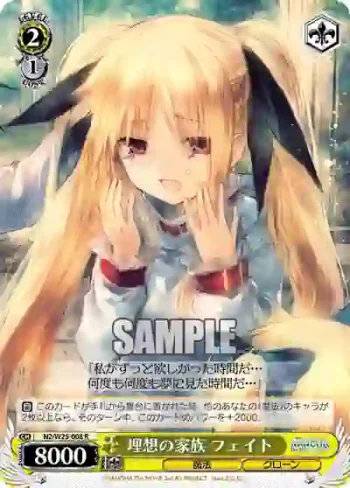 N2/W25-008 R 理想の家族 フェイト