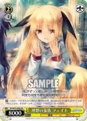 N2/W25-008S SR 理想の家族 フェイト