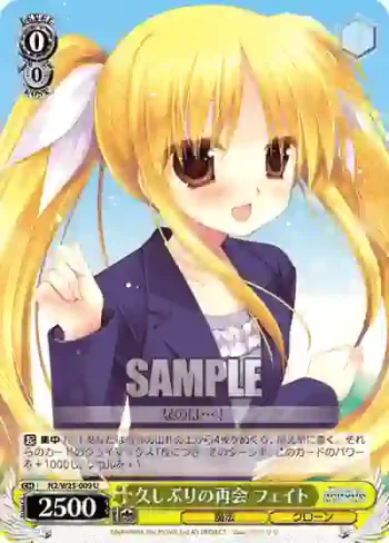 N2/W25-009 U 久しぶりの再会 フェイト