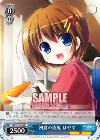 N2/W25-059 R 朝食の支度 はやて