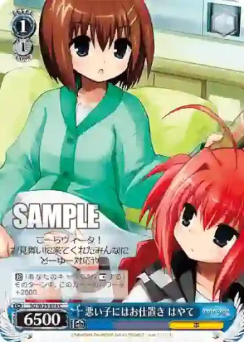 N2/W25-074 C 悪い子にはお仕置き はやて