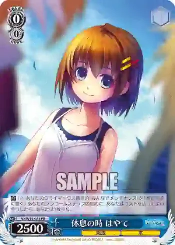 N2/W25-083 PR 休息の時 はやて