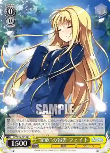 N2/W25-P05 PR “家族”の報告 フェイト