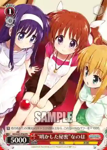 N2/W25-P06 PR “明かした秘密”なのは