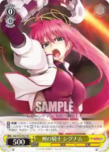 NA/W12-T02 TD 剣の騎士 シグナム
