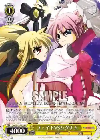 NA/W12-T03 TD フェイトVSシグナム