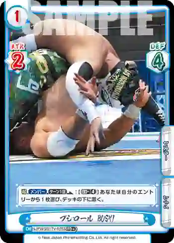 NJPW/001TV-075S TD+ ブシロール BUSHI