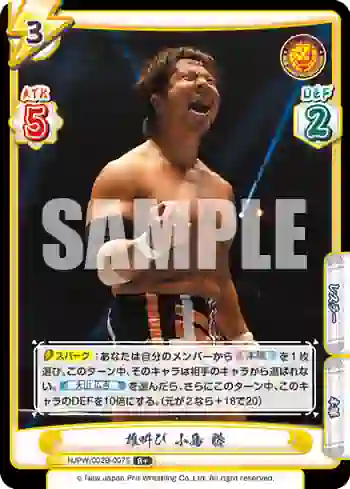 NJPW/002B-007S R+ 雄叫び 小島 聡