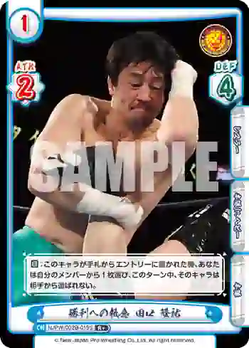 NJPW/002B-019S R+ 勝利への執念 田口 隆祐