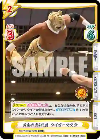 NJPW/002B-024S C+ 黄金の虎4代目 タイガーマスク