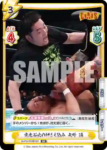 NJPW/003B-027 RR 電光石火の押さえ込み 矢野 通